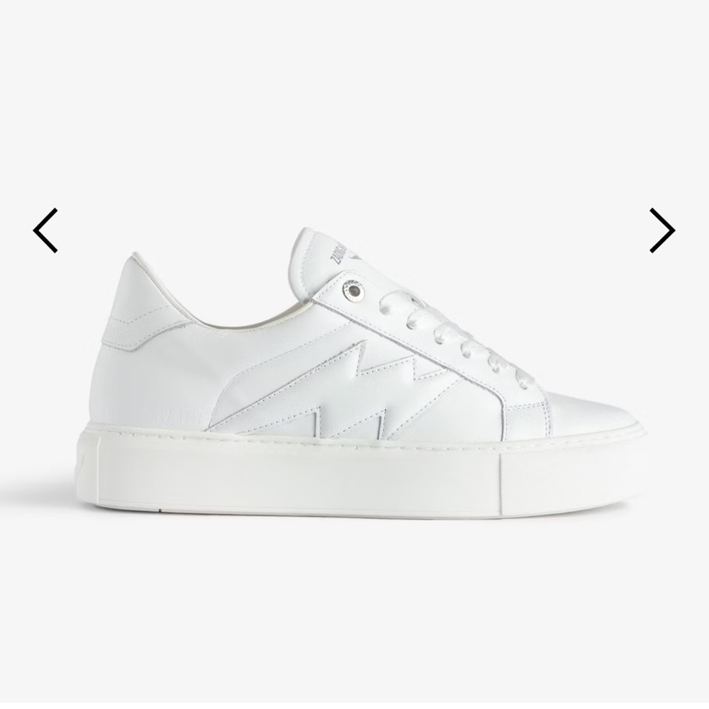 New in Box Zadig & Voltaire La Flash Low-Top Platform Sneakers SZ EU 41 / US 10
